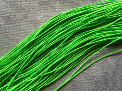 0.8-1mm Nylon Coated Round Elastic Stretch String/Cord (Moss)