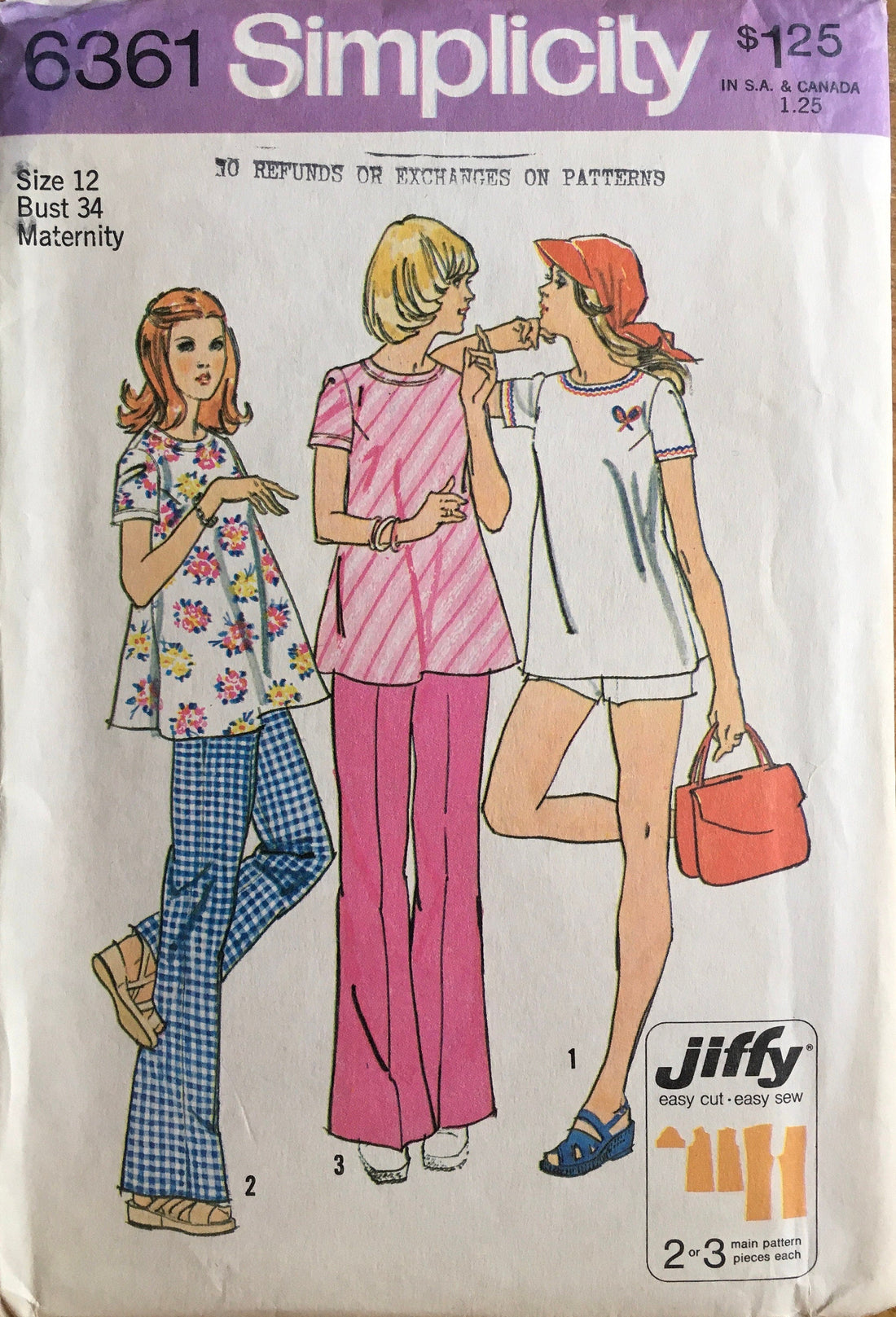 Simplicity 6361 Sewing Pattern (Vintage) UNCUT