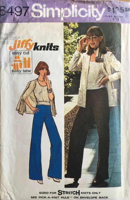 Simplicity 6497 Sewing Pattern (Vintage) CUT