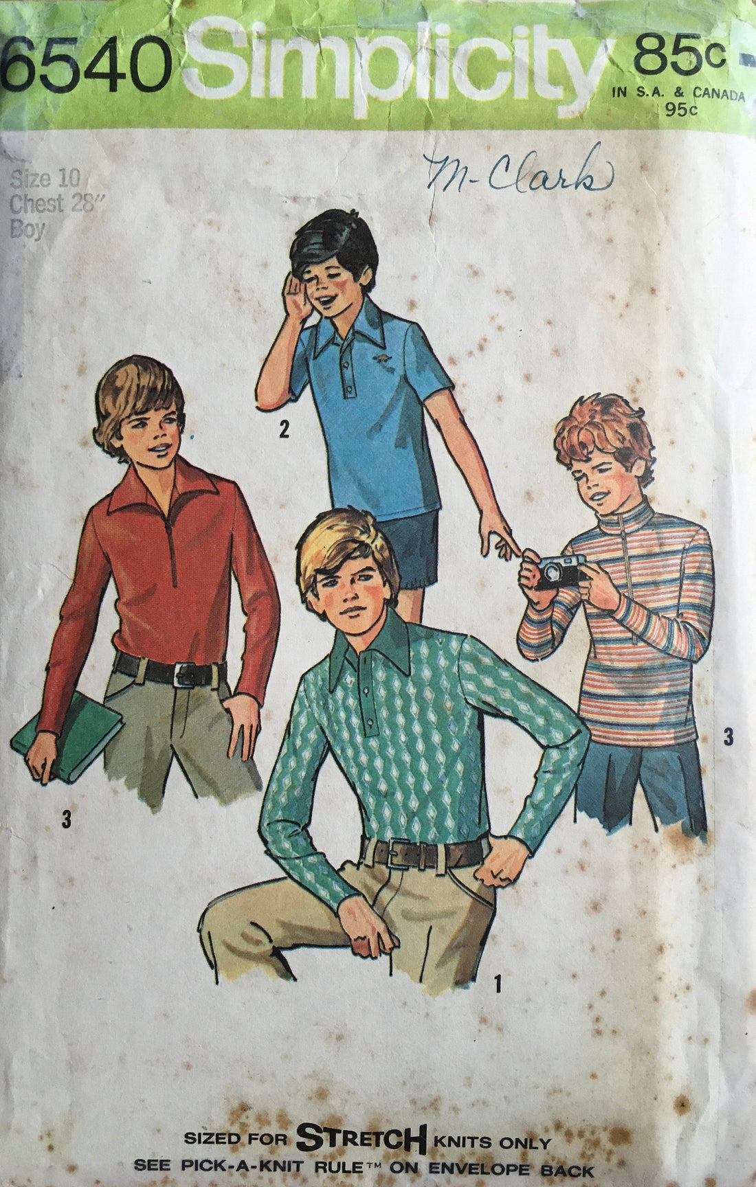 Simplicity 6540 Sewing Pattern (Vintage) CUT