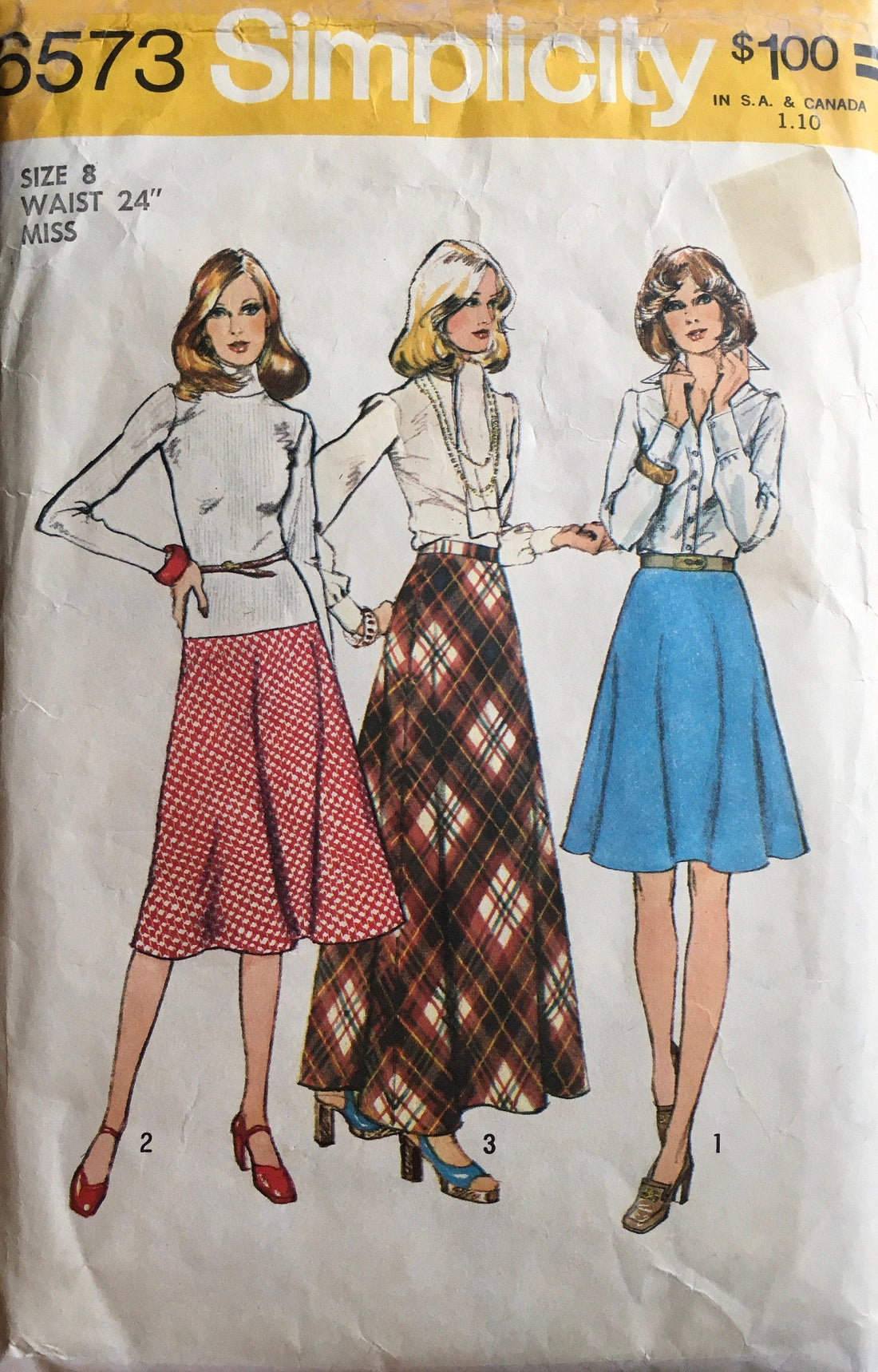 Simplicity 6573 Sewing Pattern (Vintage) CUT