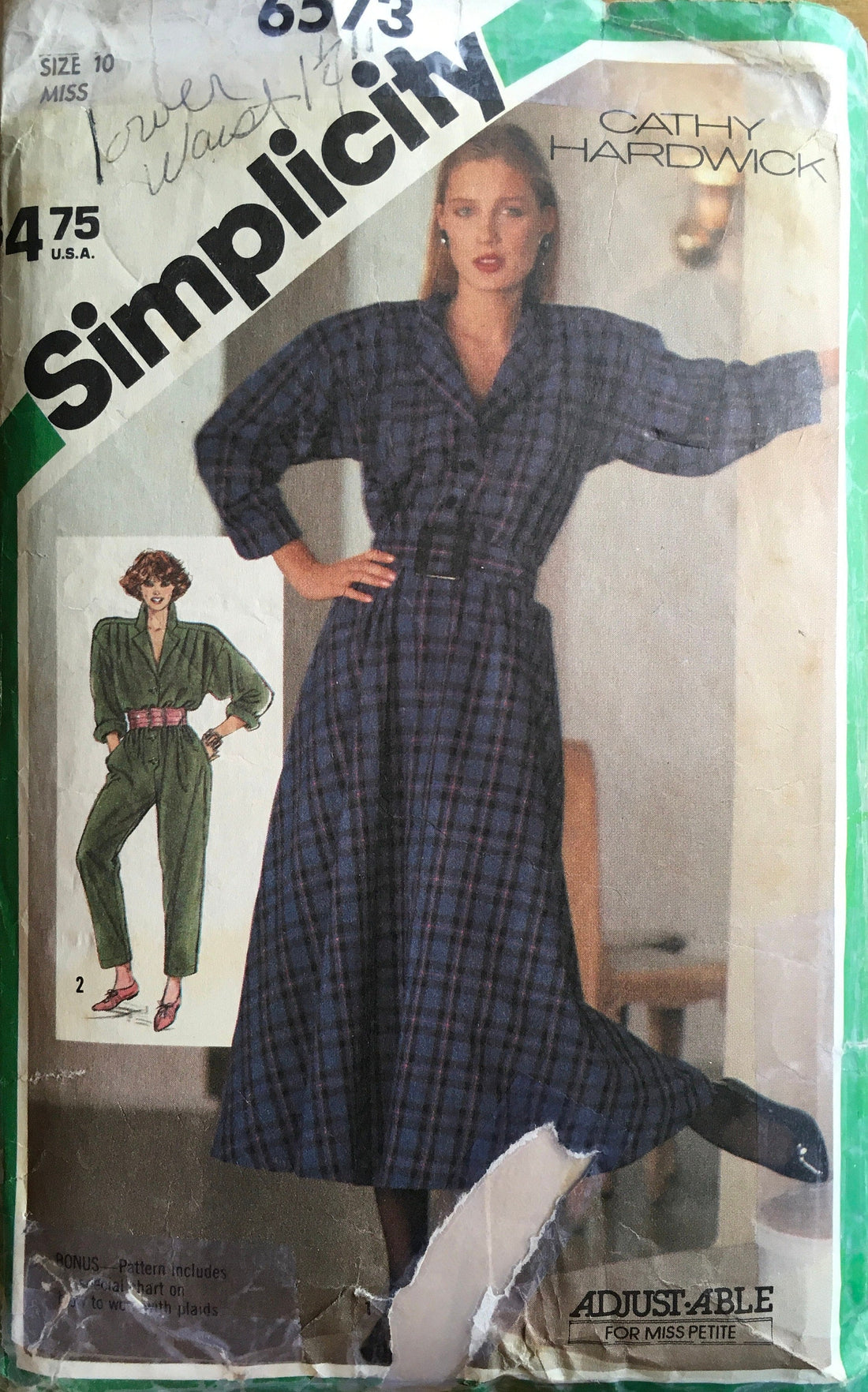 Simplicity 6573 Sewing Pattern (Vintage) CUT