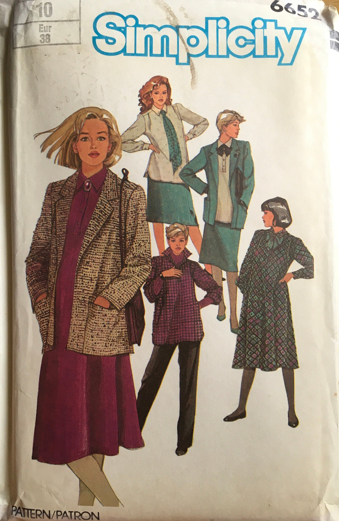 Simplicity 6652 Sewing Pattern (Vintage) UNCUT