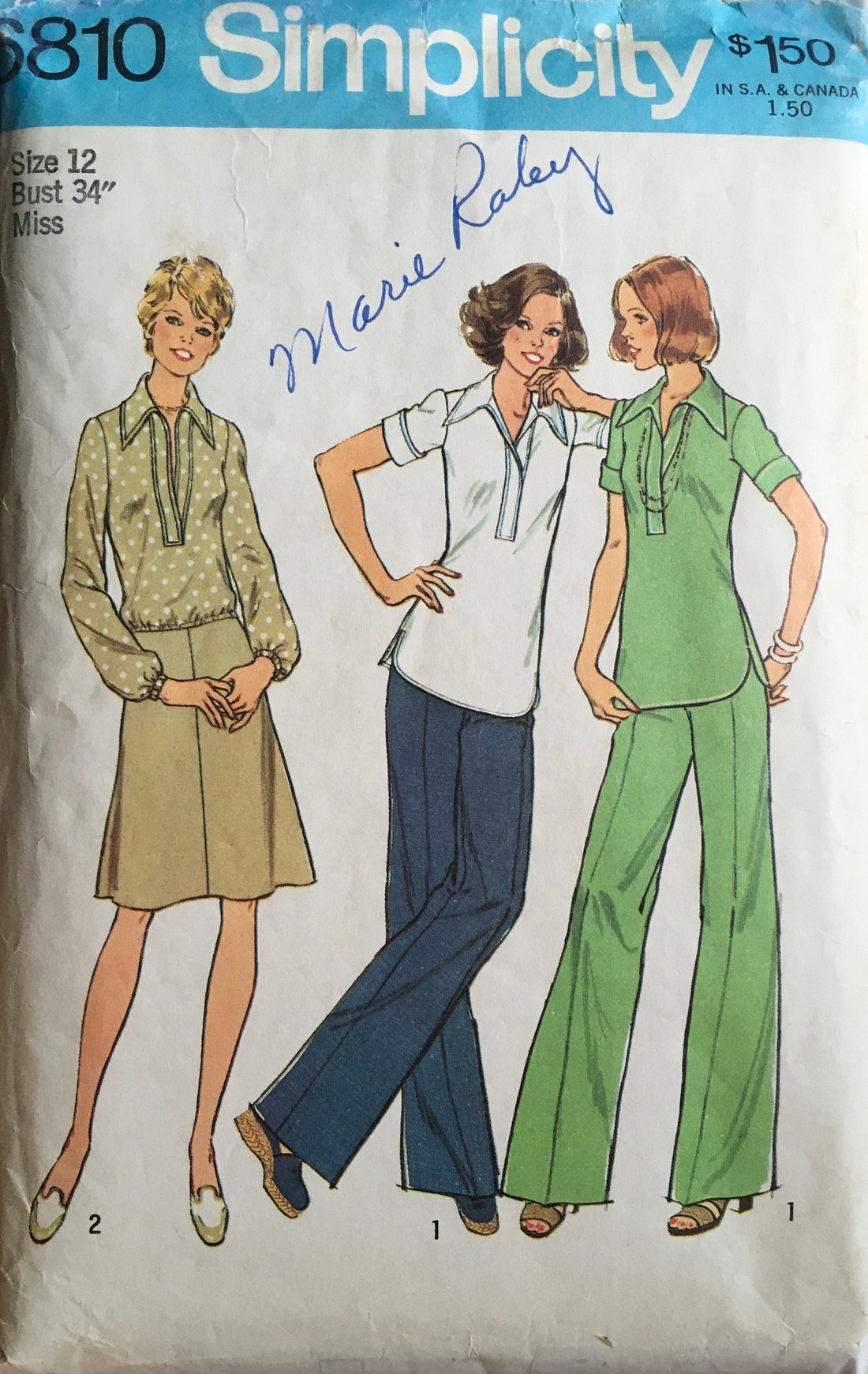 Simplicity 6810 Sewing Pattern (Vintage) UNCUT