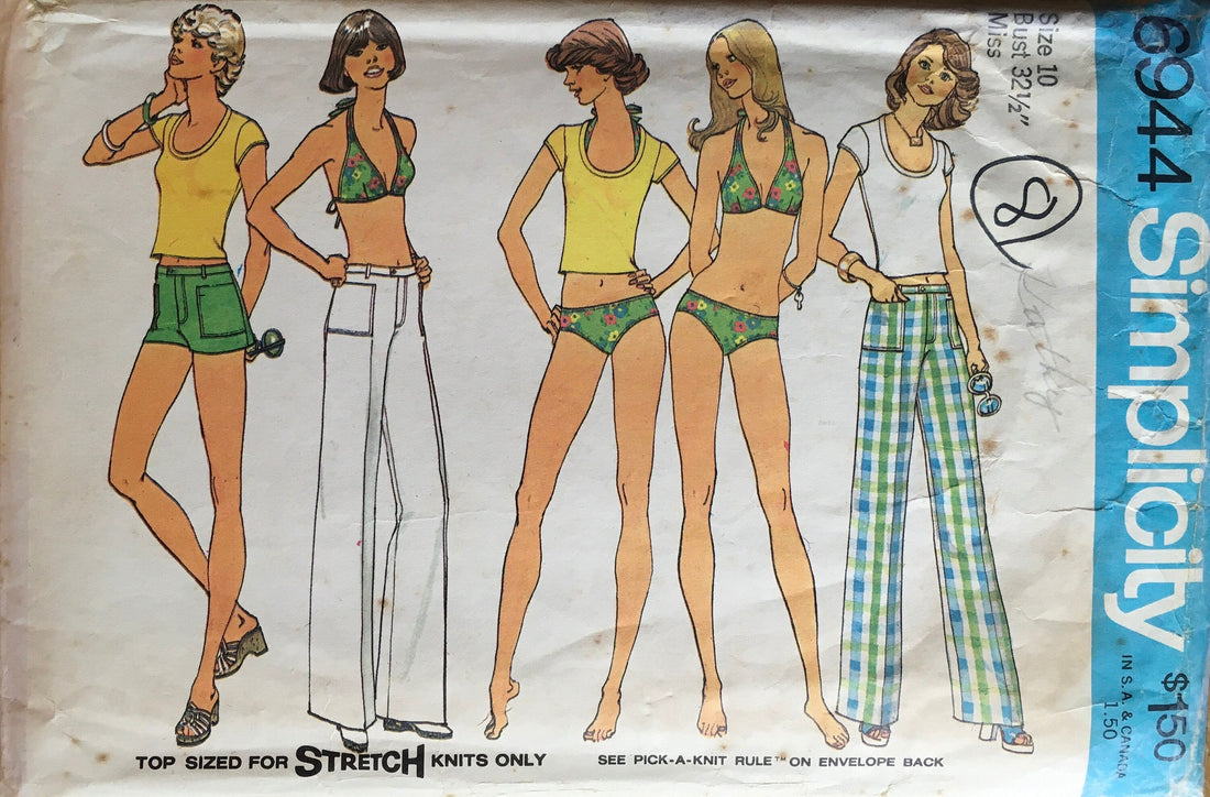 Simplicity 6944 Sewing Pattern (Vintage) CUT