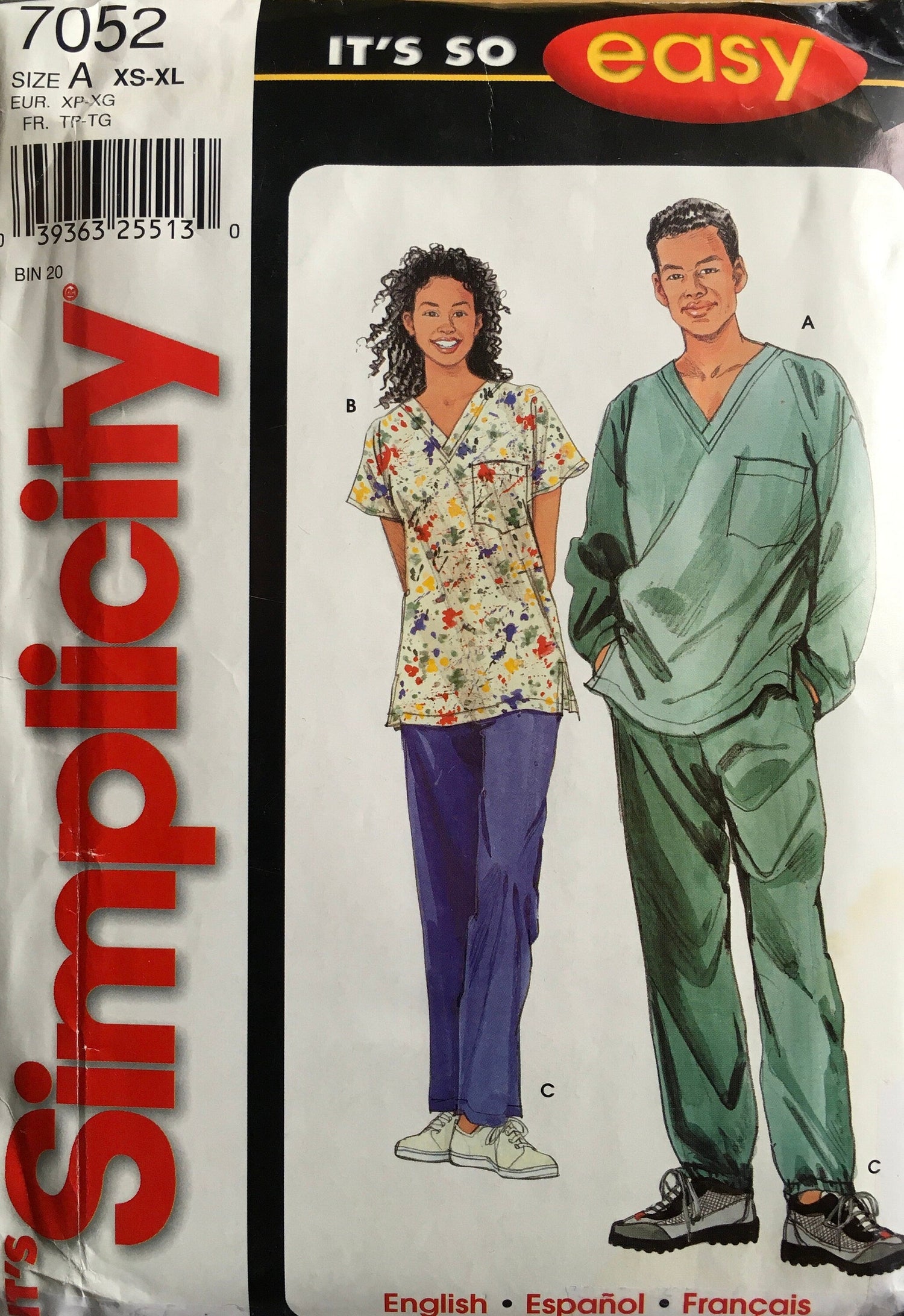 Simplicity 7052 Sewing Pattern (Vintage) CUT