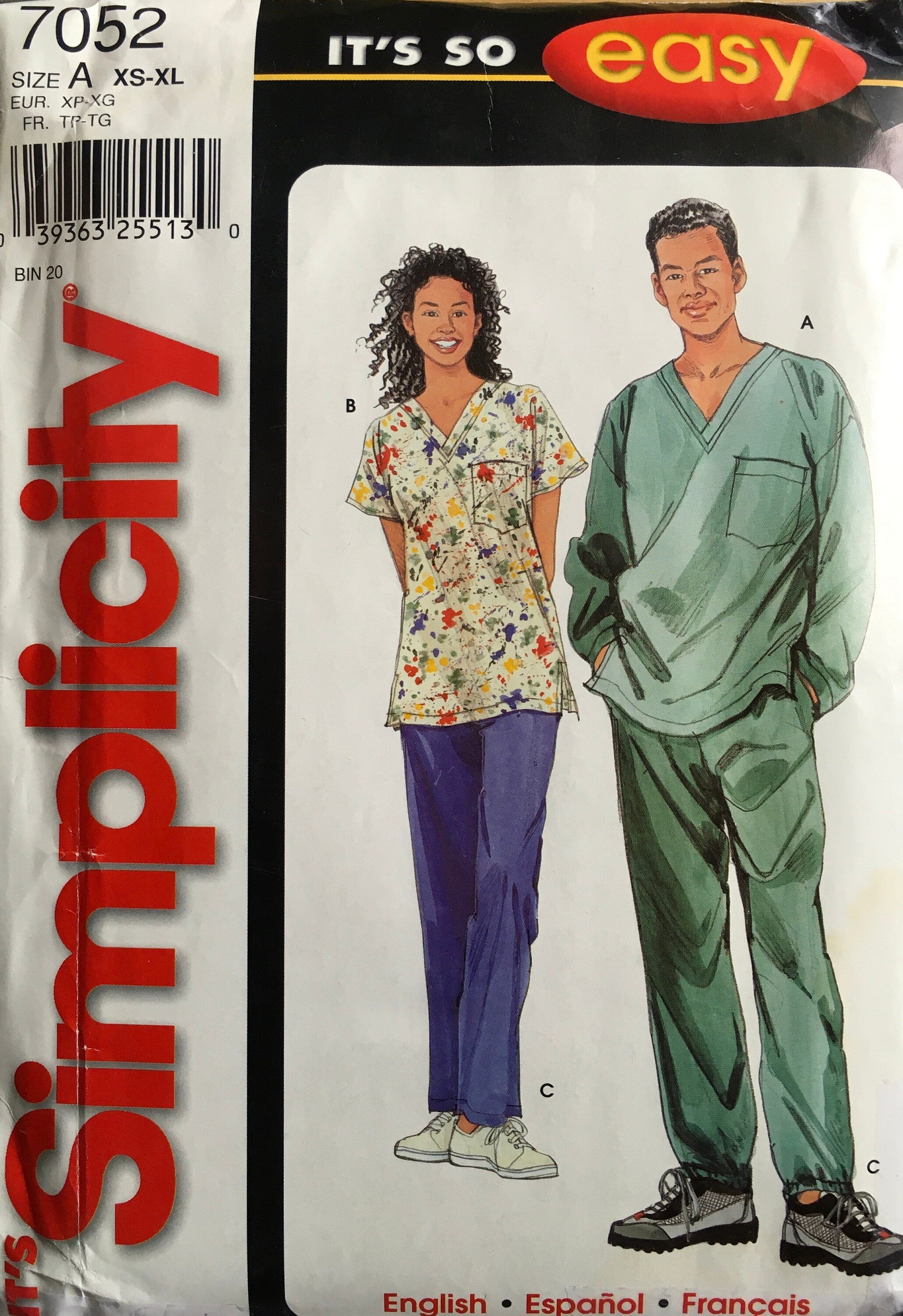 Simplicity 7052 Sewing Pattern (Vintage) CUT