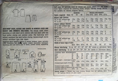 Simplicity 7098 Sewing Pattern (Vintage) CUT