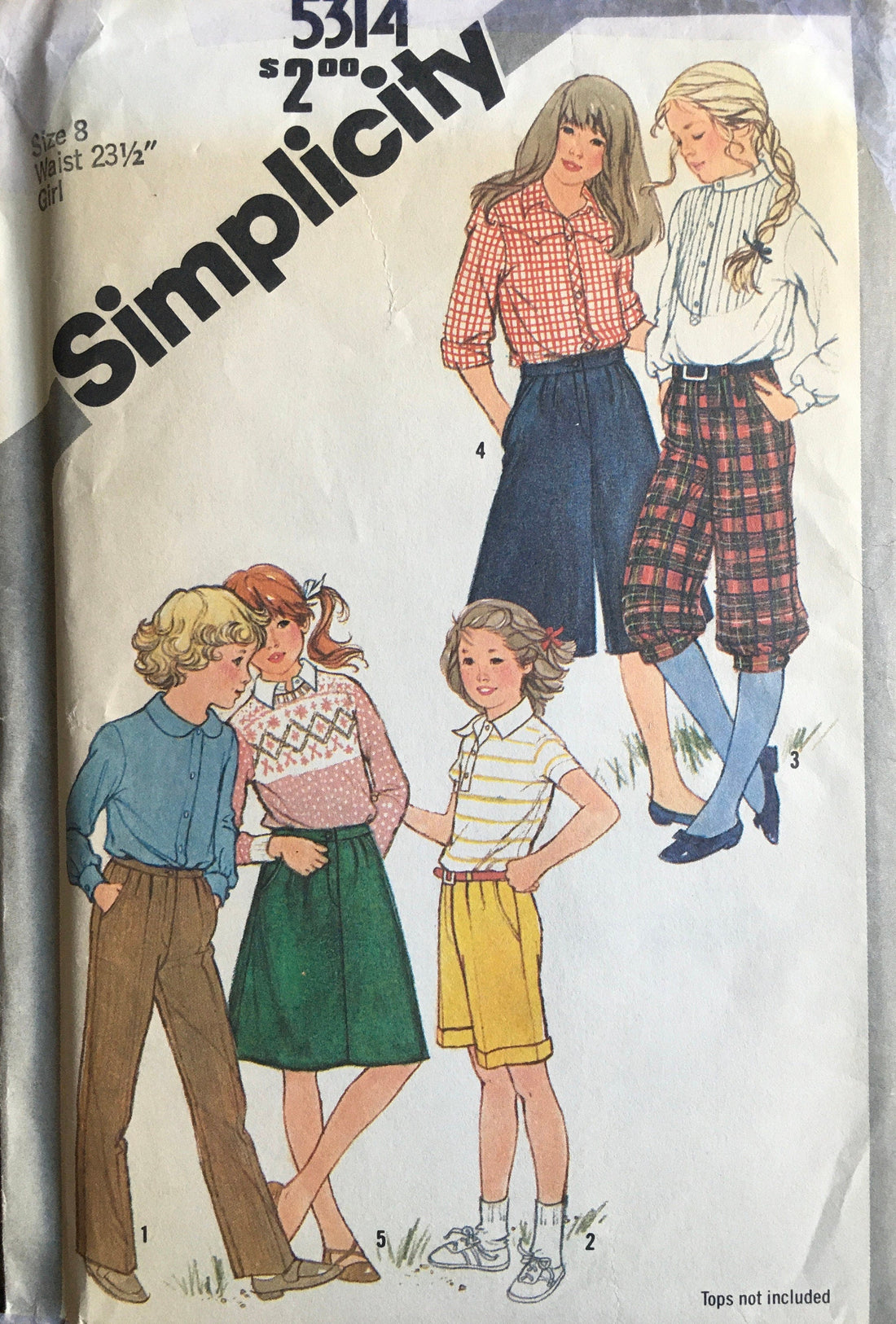 Simplicity 5314 Sewing Pattern (Vintage) UNCUT