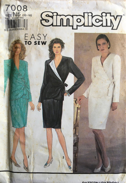 Simplicity 7008 Sewing Pattern (Vintage) UNCUT