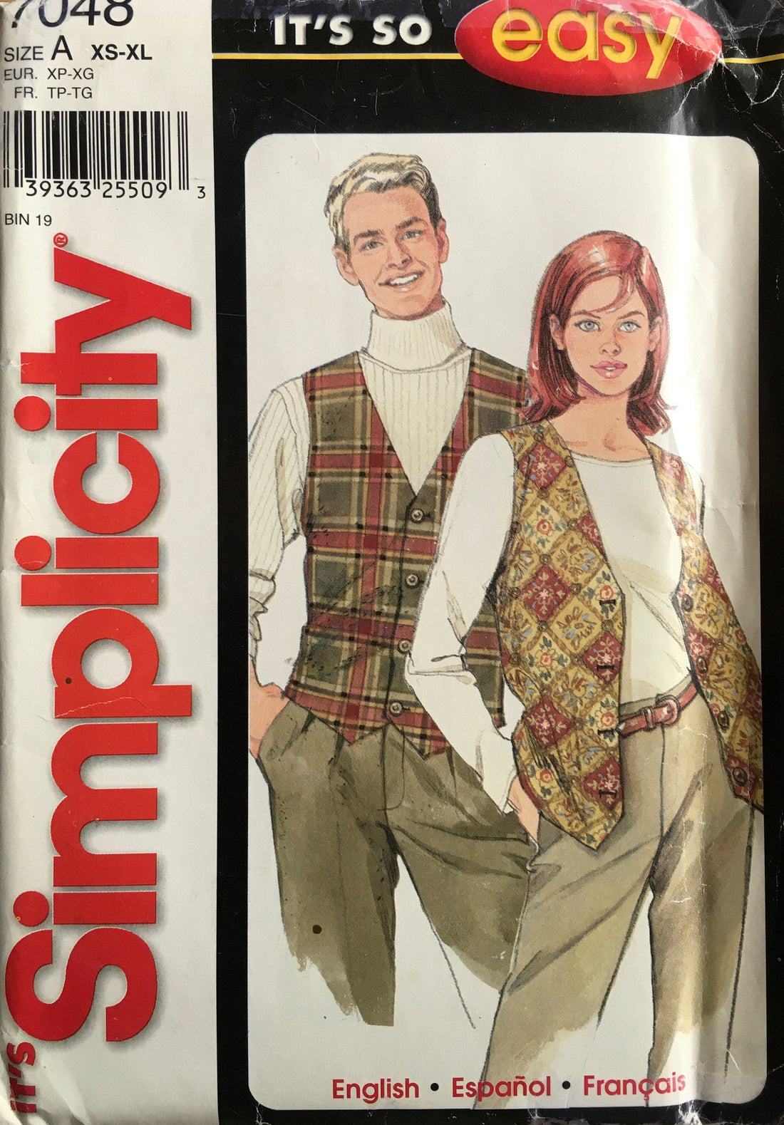 Simplicity 7048 Sewing Pattern (Vintage) UNCUT