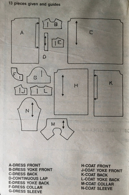 Simplicity 7131 Sewing Pattern (Vintage) CUT