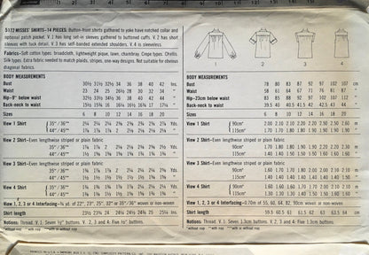 Simplicity 5172 Sewing Pattern (Vintage) UNCUT/CUT