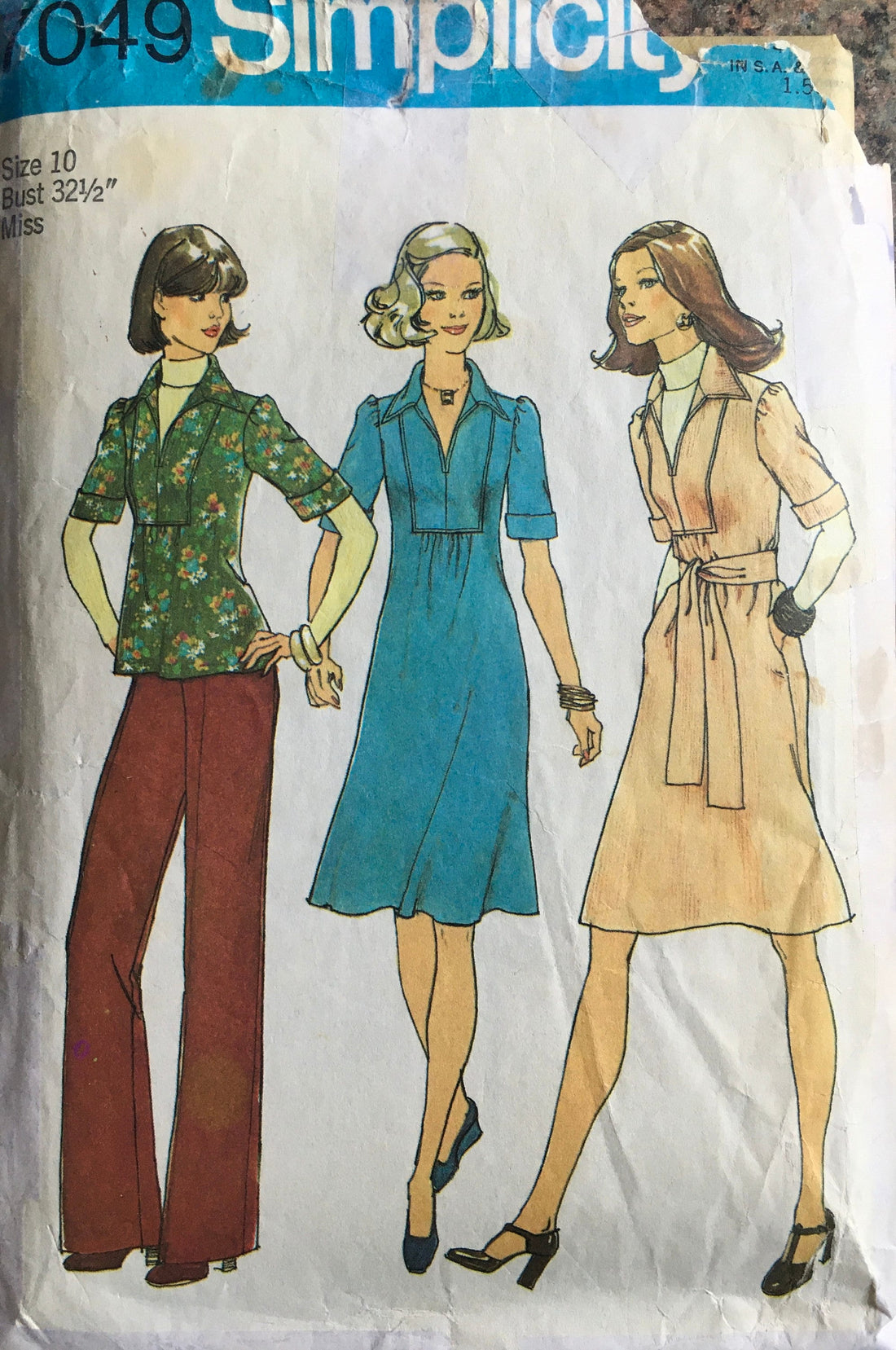 Simplicity 7049 Sewing Pattern (Vintage) CUT