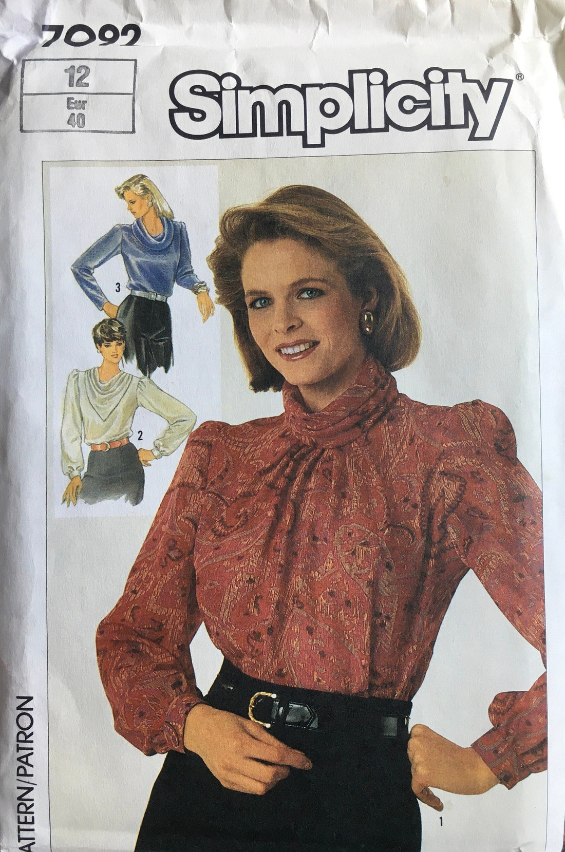 Simplicity 7092 Sewing Pattern (Vintage) UNCUT