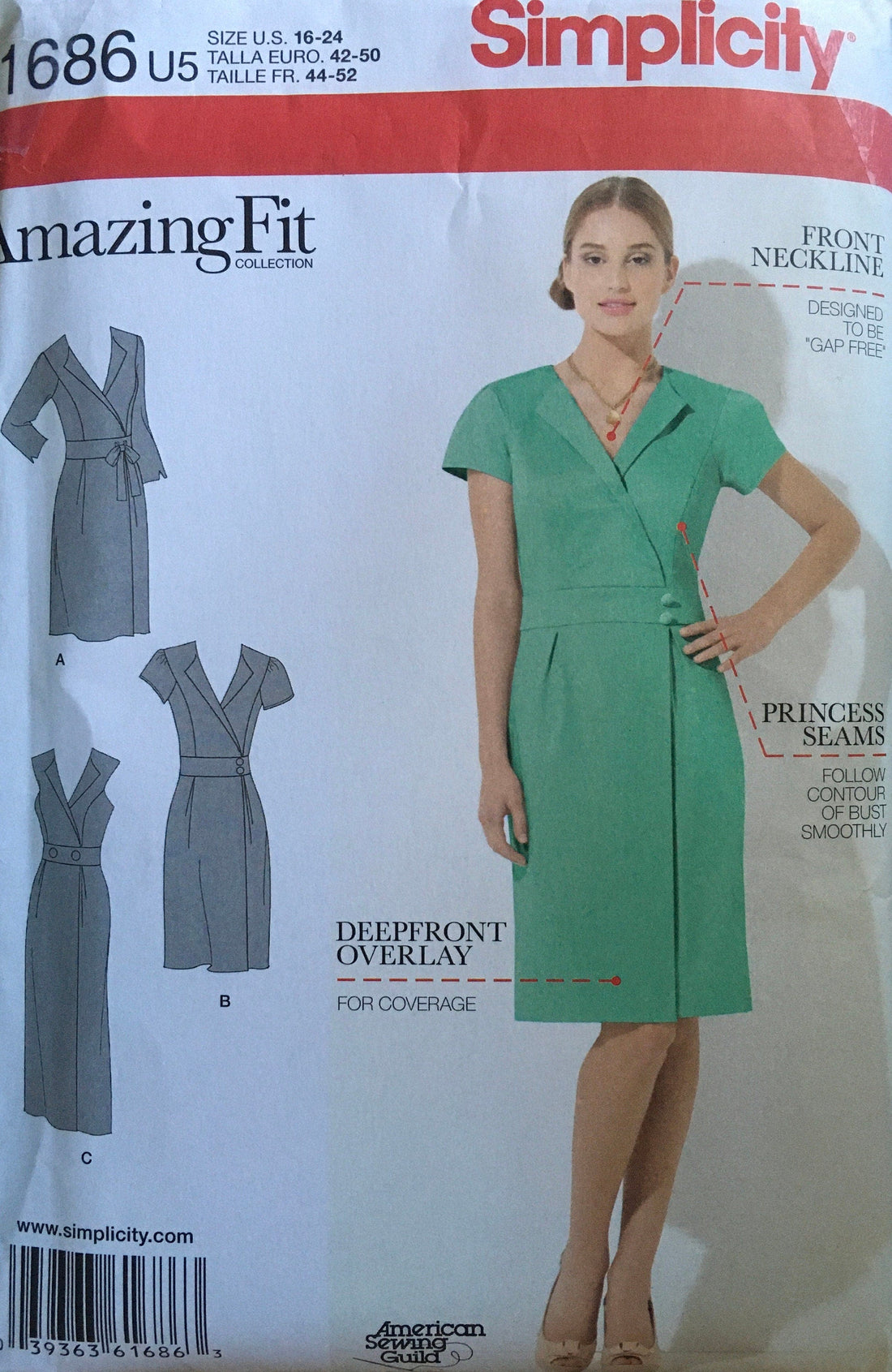 Simplicity 1686 Sewing Pattern UNCUT