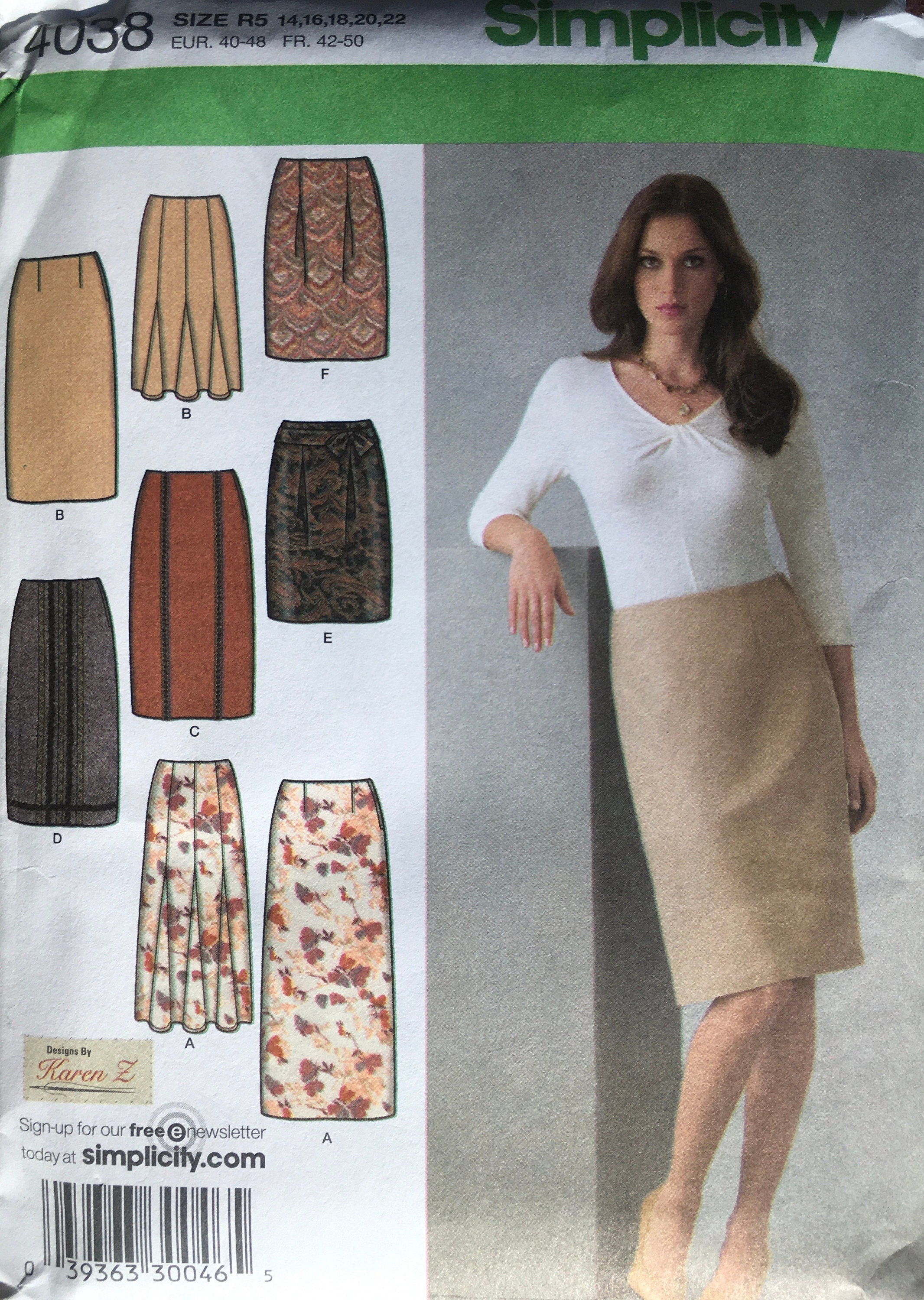 Simplicity 4038 Sewing Pattern UNCUT