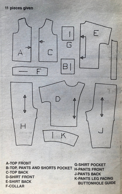 Simplicity 7189 Sewing Pattern (Vintage) CUT