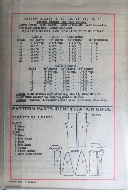 Prominent Designer 4848 Sewing Pattern (Vintage) CUT