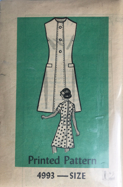 Prominent Designer 4993 Sewing Pattern (Vintage) CUT