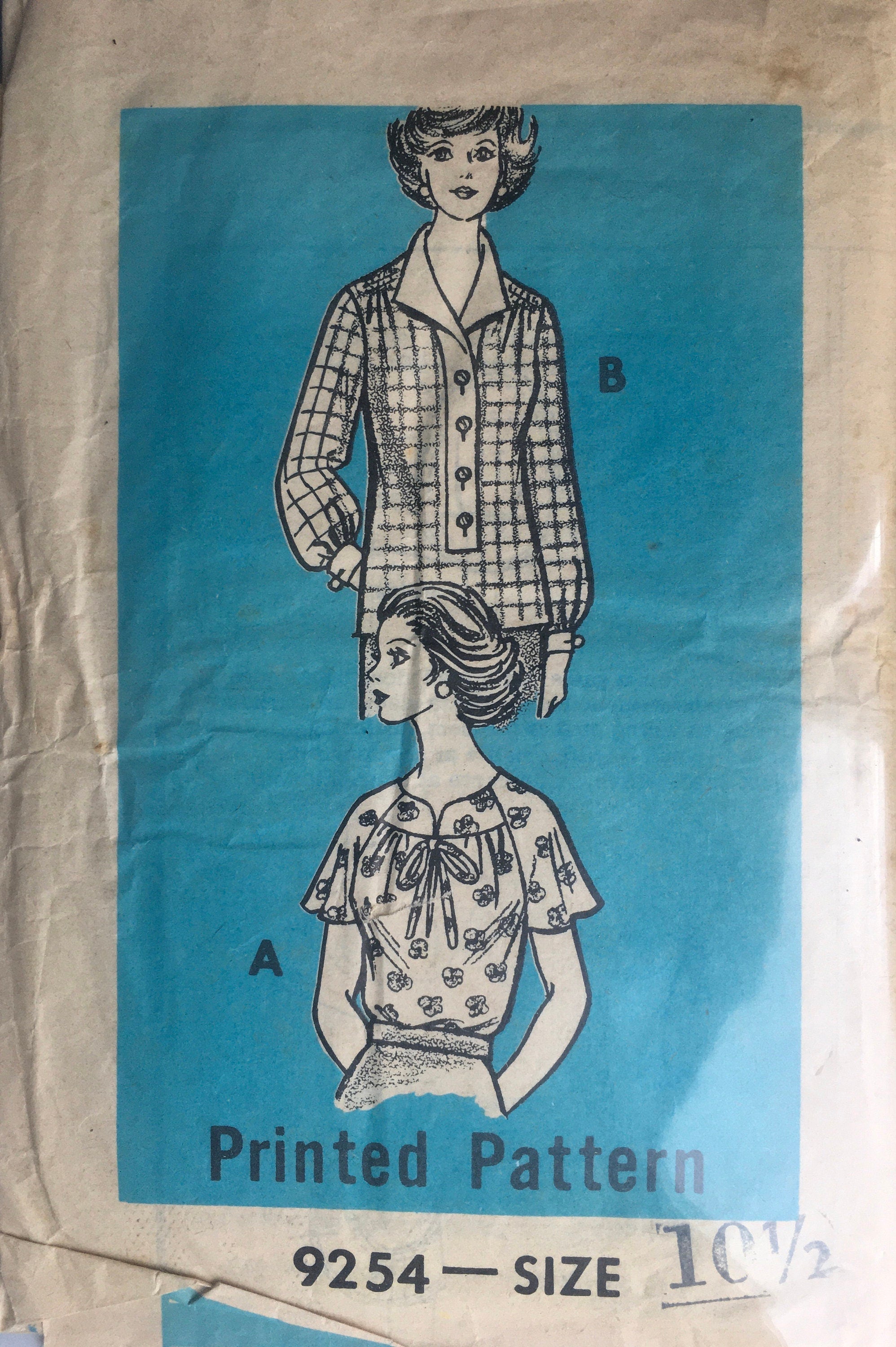 Prominent Designer 9254 Sewing Pattern (Vintage) CUT