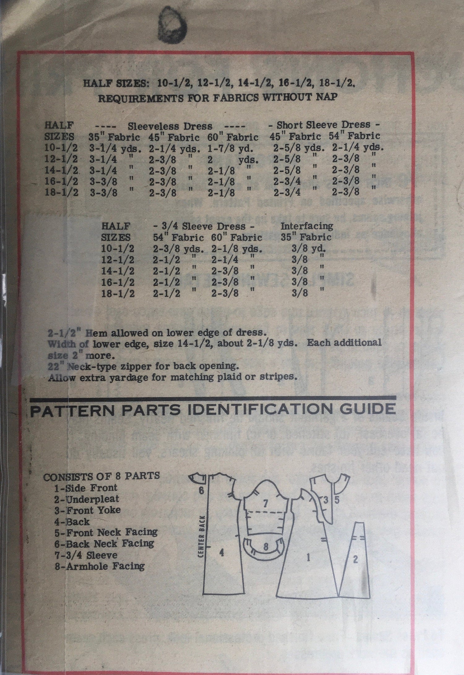 Prominent Designer 9350 Sewing Pattern (Vintage) UNCUT