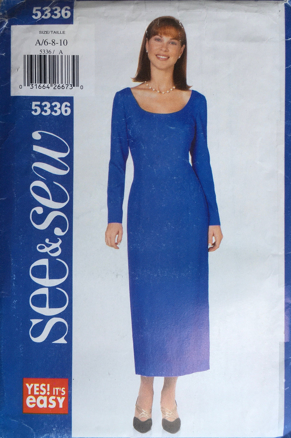 See &amp; Sew 5336 Sewing Pattern (Vintage) UNCUT