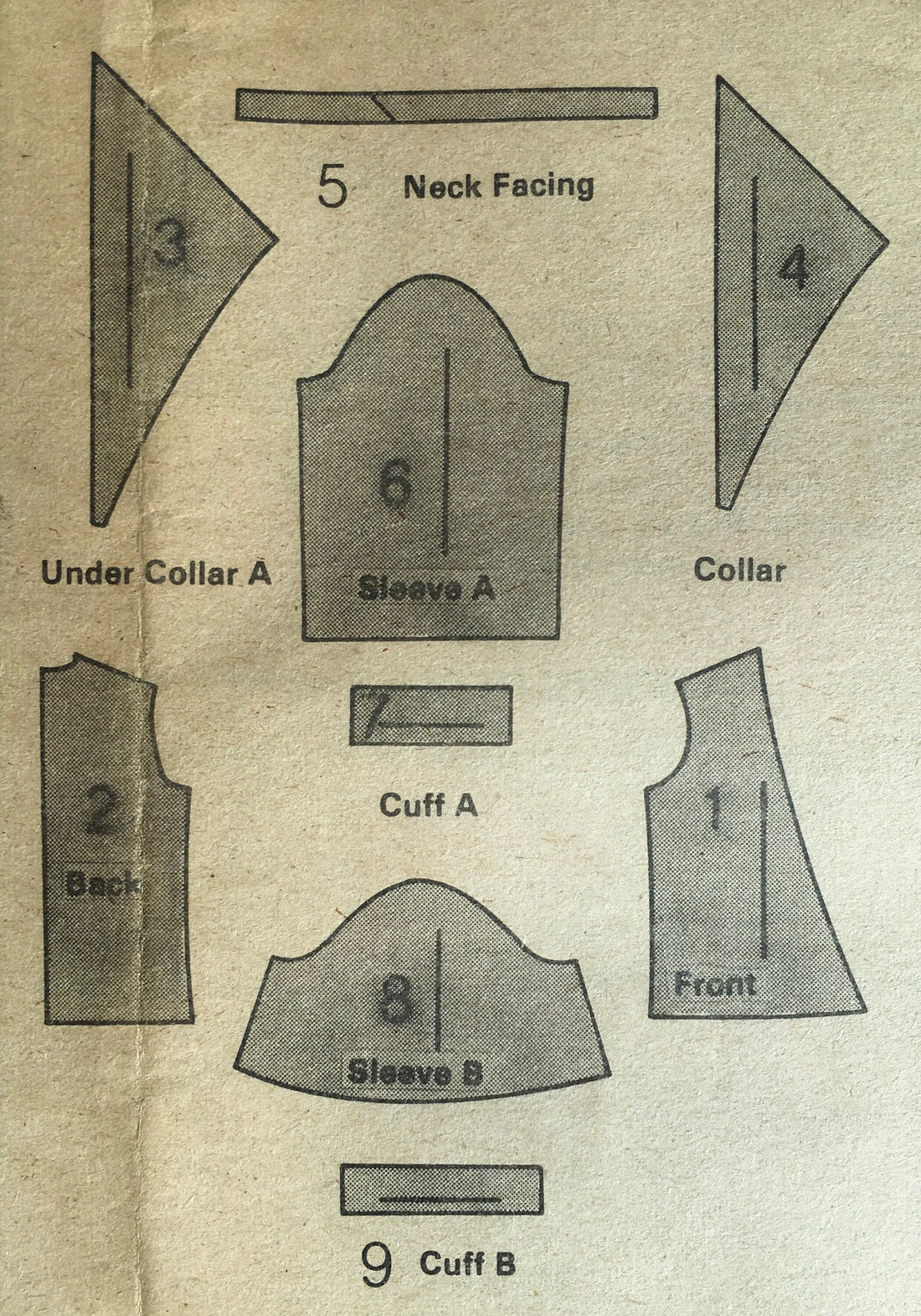 Butterick 4706 Sewing Pattern (Vintage) CUT