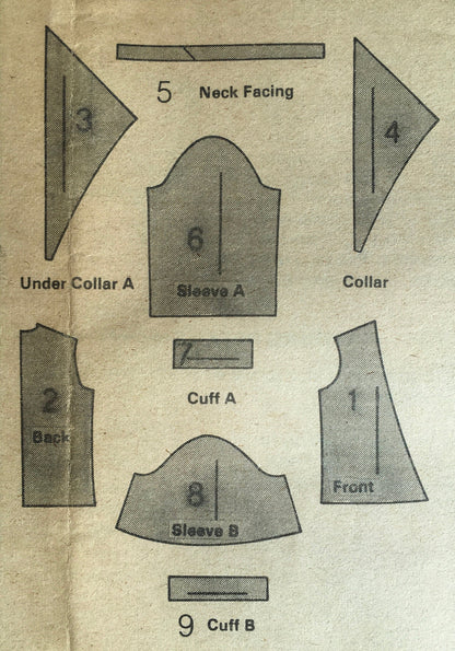 Butterick 4706 Sewing Pattern (Vintage) CUT