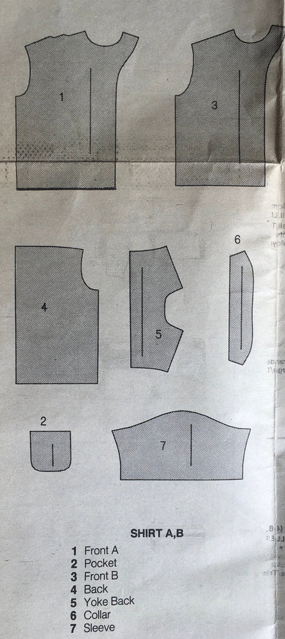 Butterick 6130 Sewing Pattern (Vintage) CUT