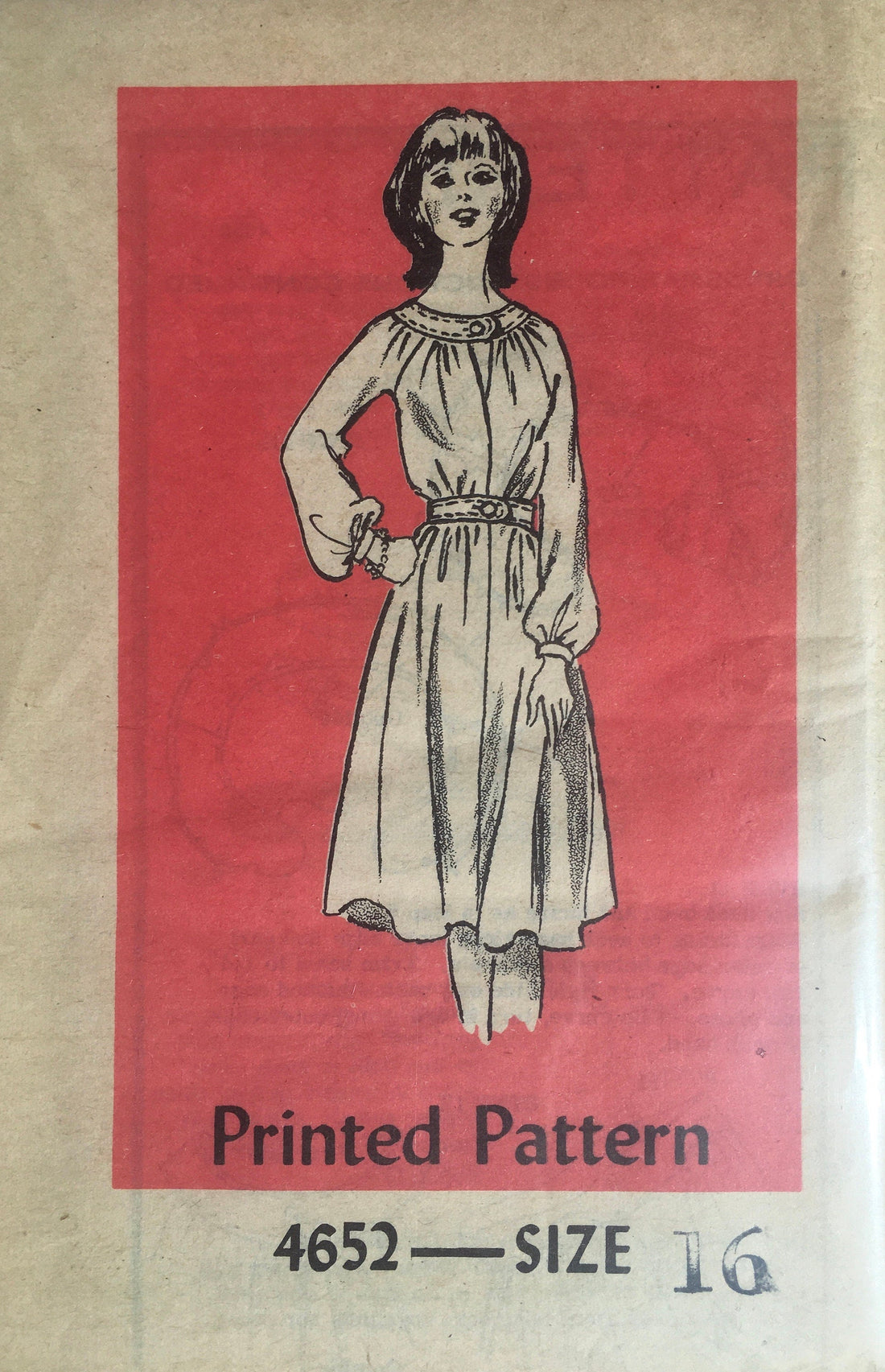 Prominent Designer 4652 Sewing Pattern (Vintage) UNCUT