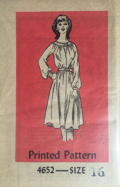 Prominent Designer 4652 Sewing Pattern (Vintage) UNCUT