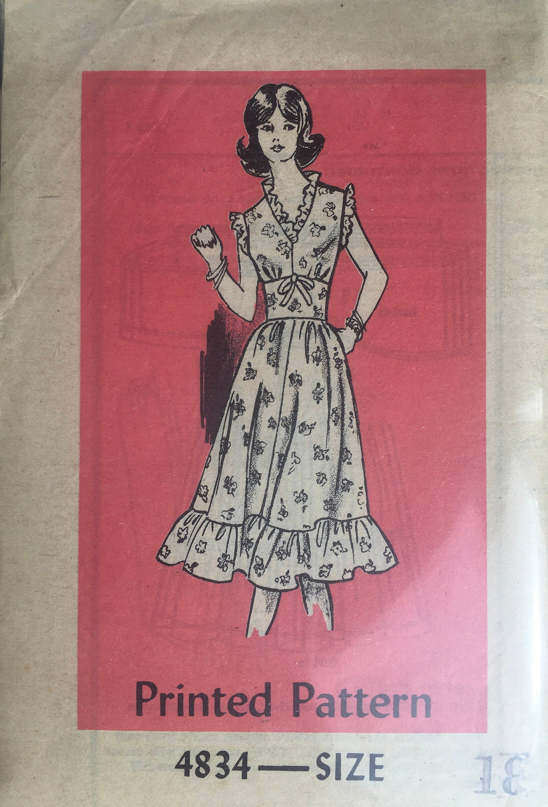 Prominent Designer 4834 Sewing Pattern (Vintage) UNCUT