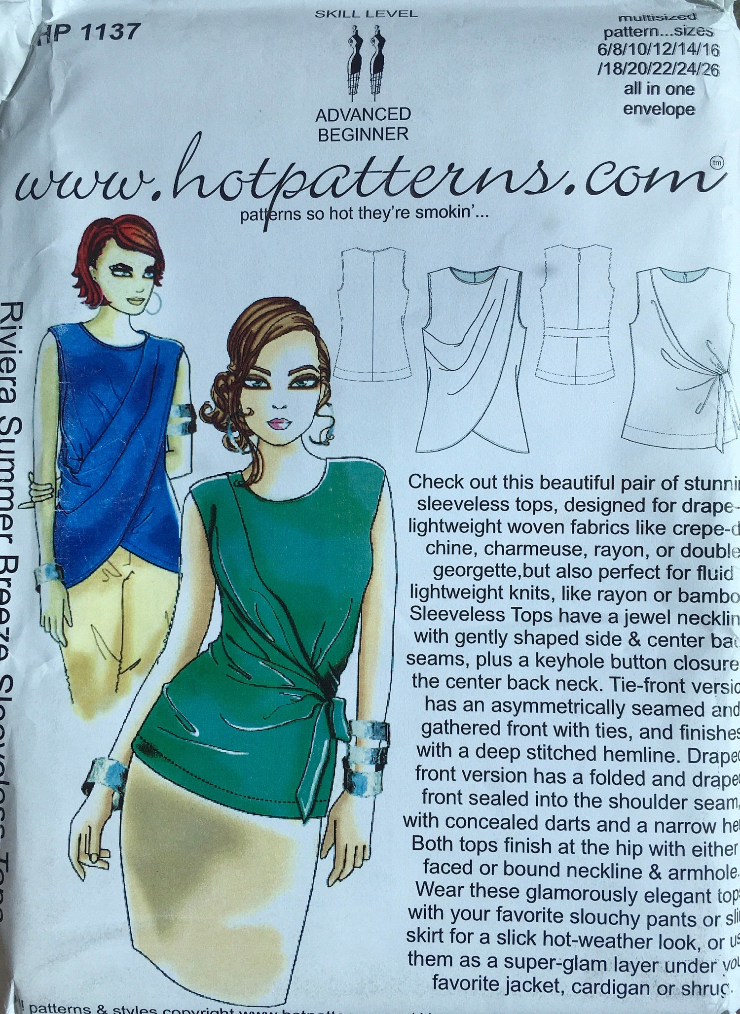 HotPatterns 1137 Sewing Pattern (Vintage) UNCUT