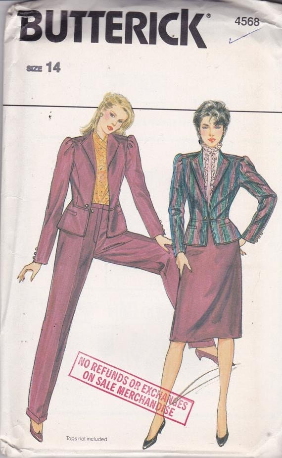 Butterick 4568 Sewing Pattern (Vintage) UNCUT