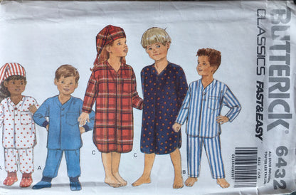 Butterick 6432 Sewing Pattern (Vintage) UNCUT