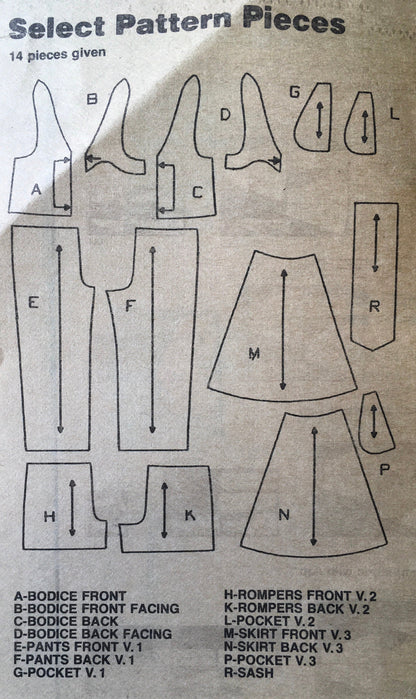 Simplicity 5452 Sewing Pattern (Vintage) CUT