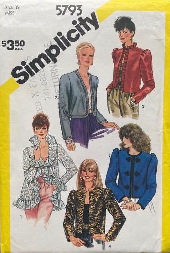 Simplicity 5793 Sewing Pattern (Vintage) CUT