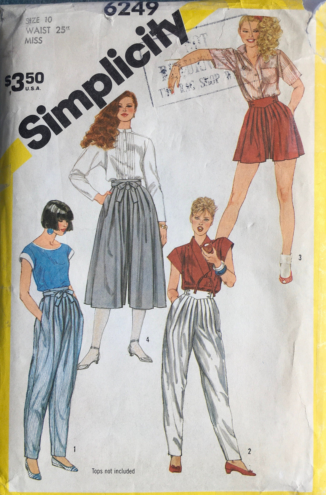Simplicity 6249 Sewing Pattern (Vintage) CUT