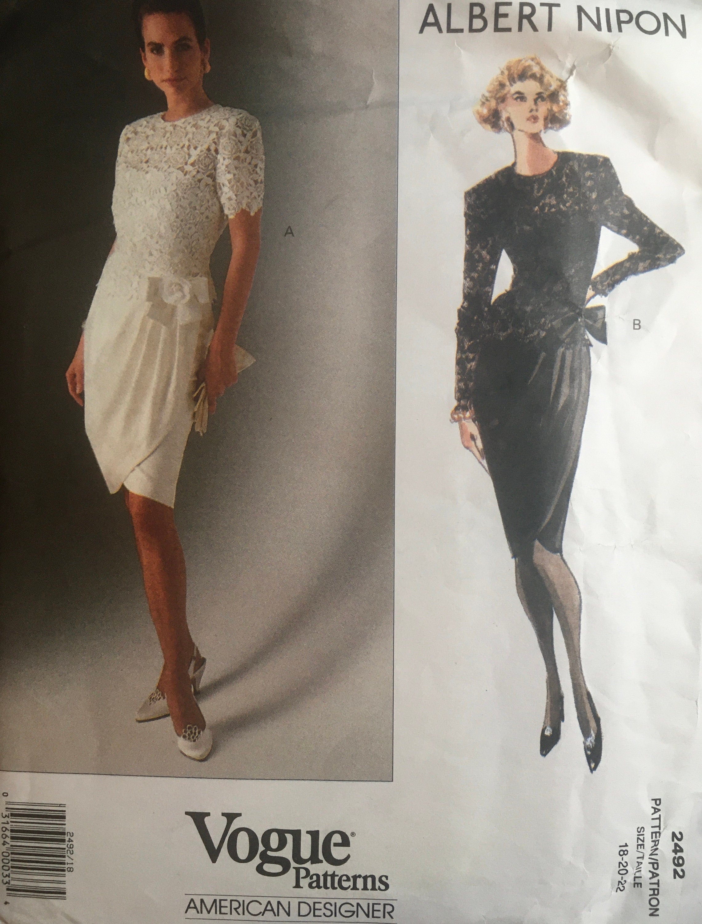 Vogue 2492 Sewing Pattern (Vintage) UNCUT