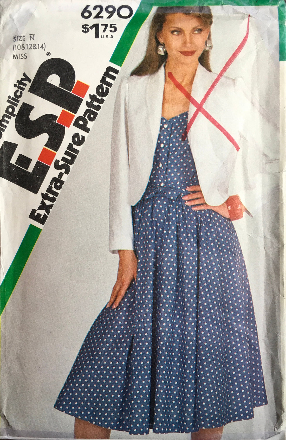 Simplicity 6290 Sewing Pattern (Vintage) UNCUT