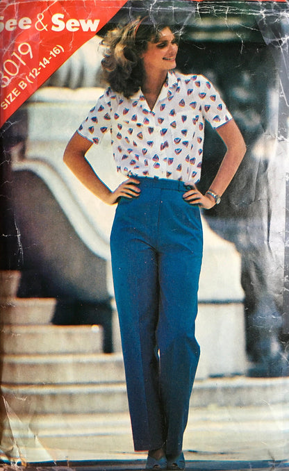 See &amp; Sew 3019 Sewing Pattern (Vintage) CUT