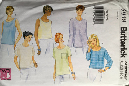 Butterick 5948 Sewing Pattern (Vintage) UNCUT