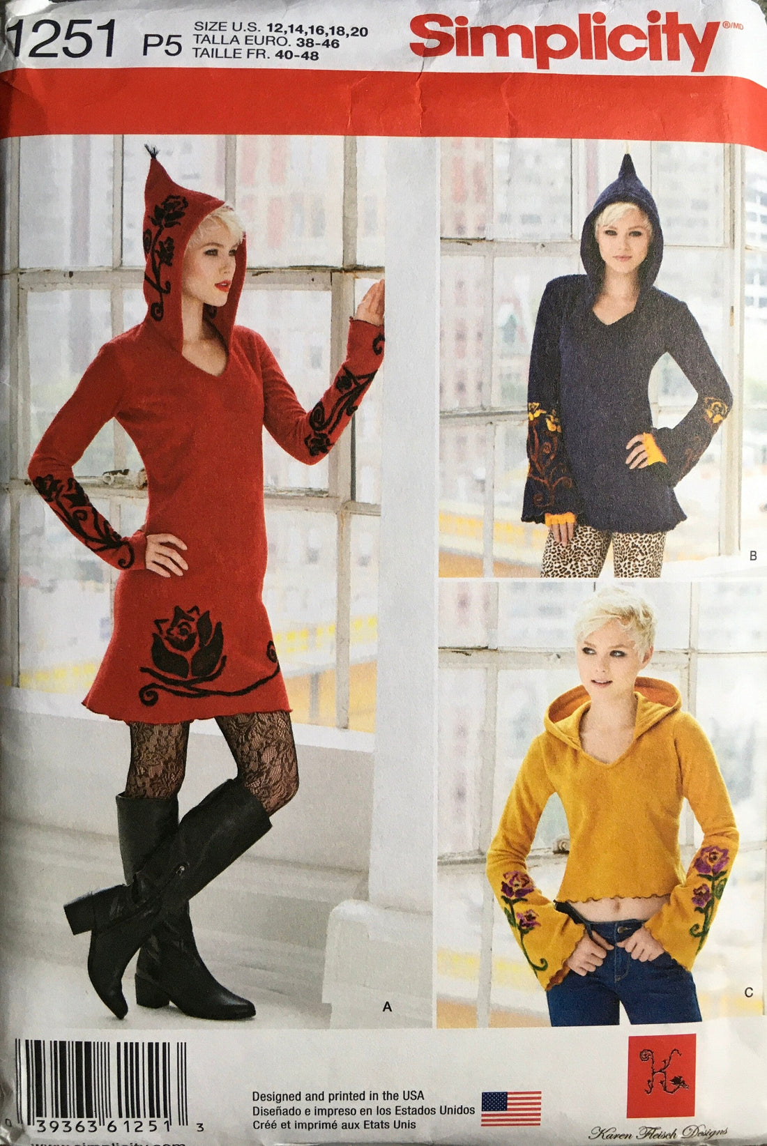 Simplicity 1251 Sewing Pattern UNCUT