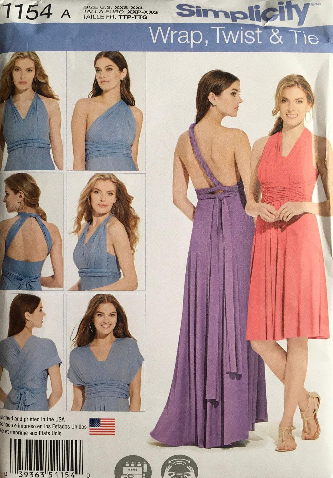 Simplicity 1154 Sewing Pattern UNCUT
