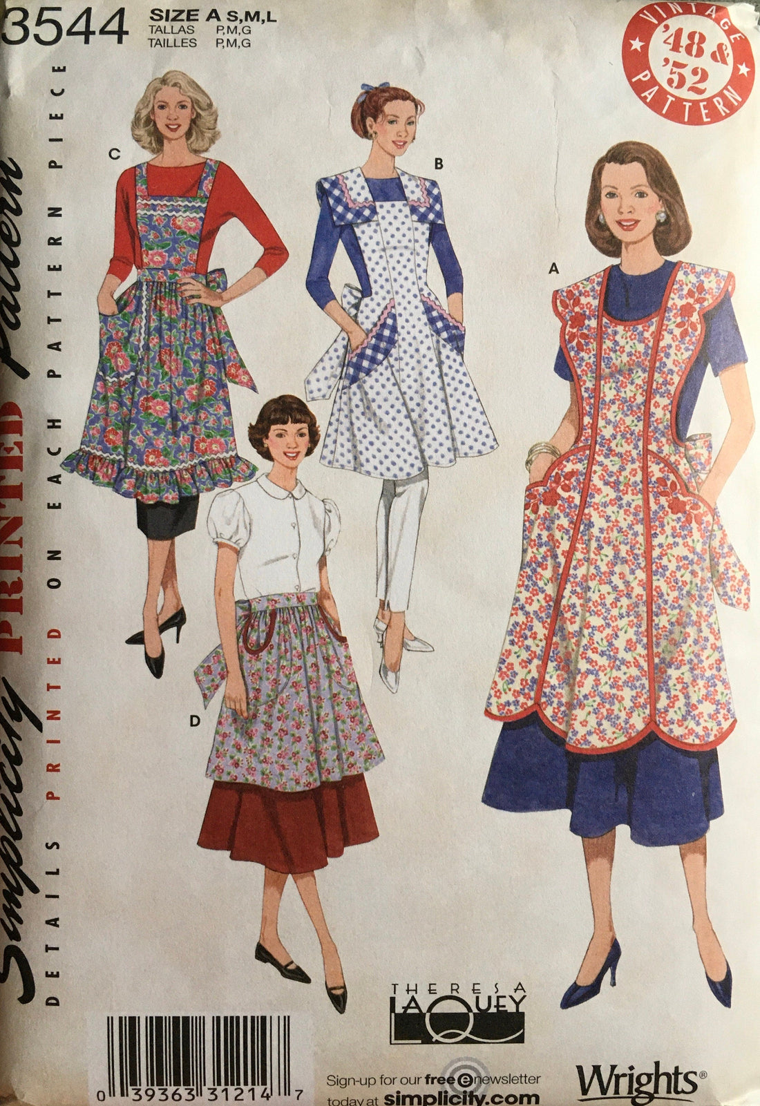 Simplicity 3544 Sewing Pattern UNCUT