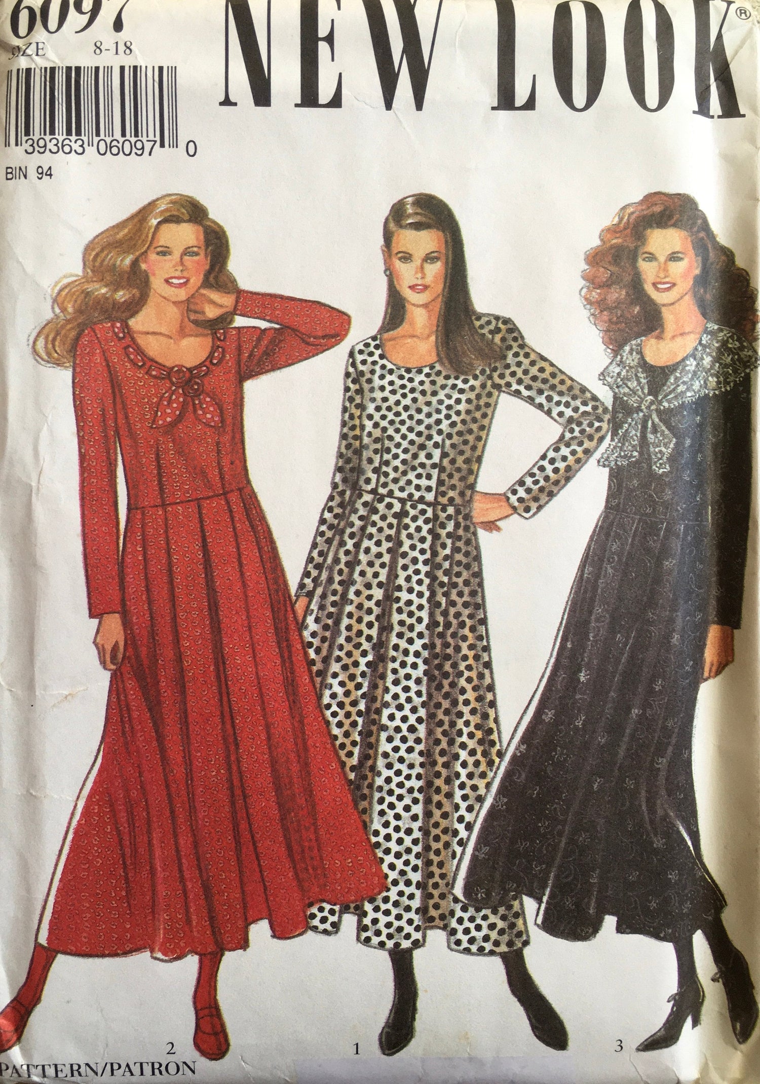 New Look 6097 Sewing Pattern (Vintage) CUT