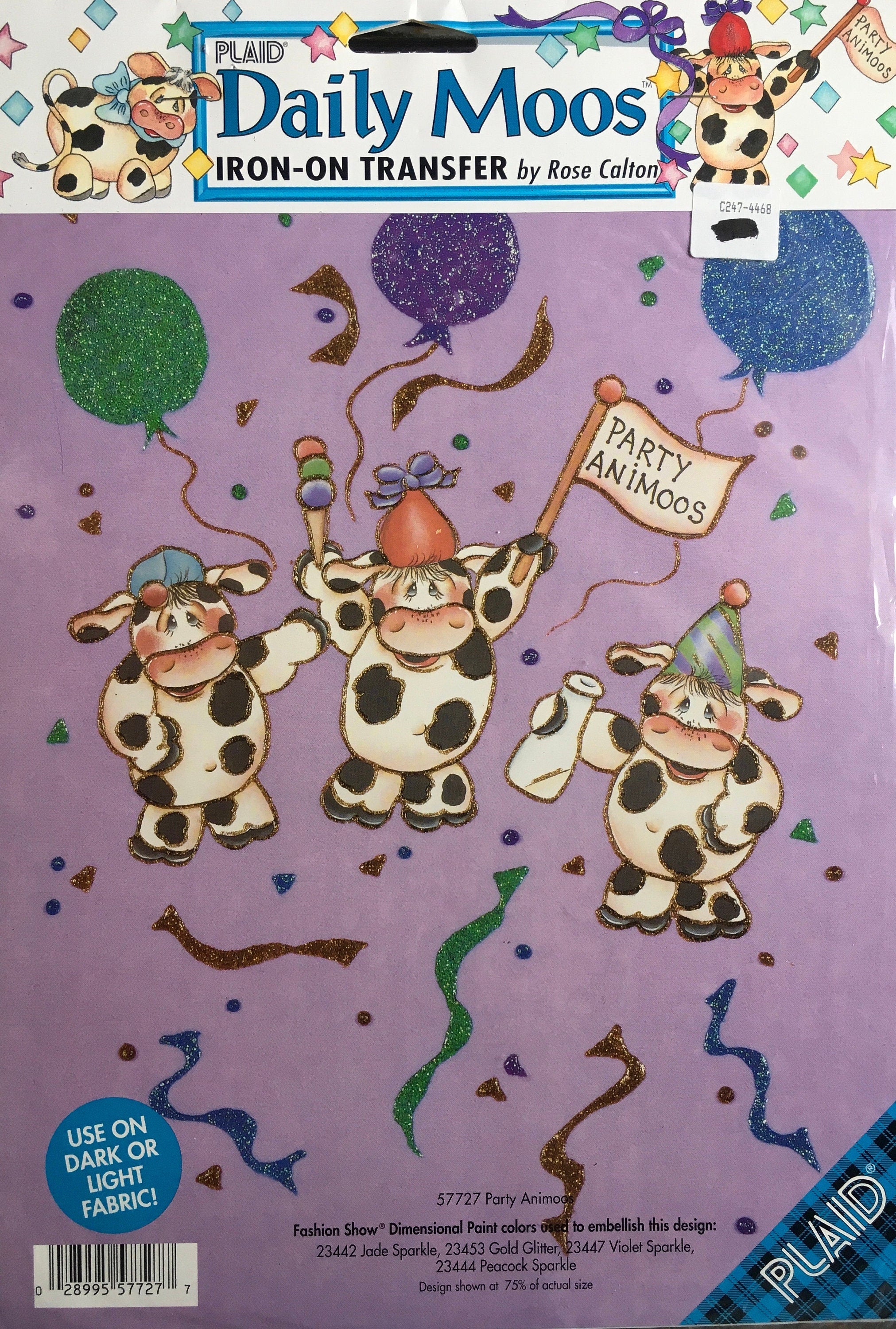 Daily Moos Iron-On Transfer (Vintage) UNCUT