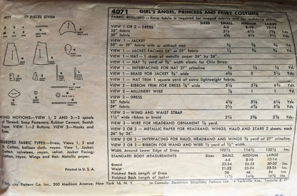 Simplicity 4071 Sewing Pattern (Vintage) CUT