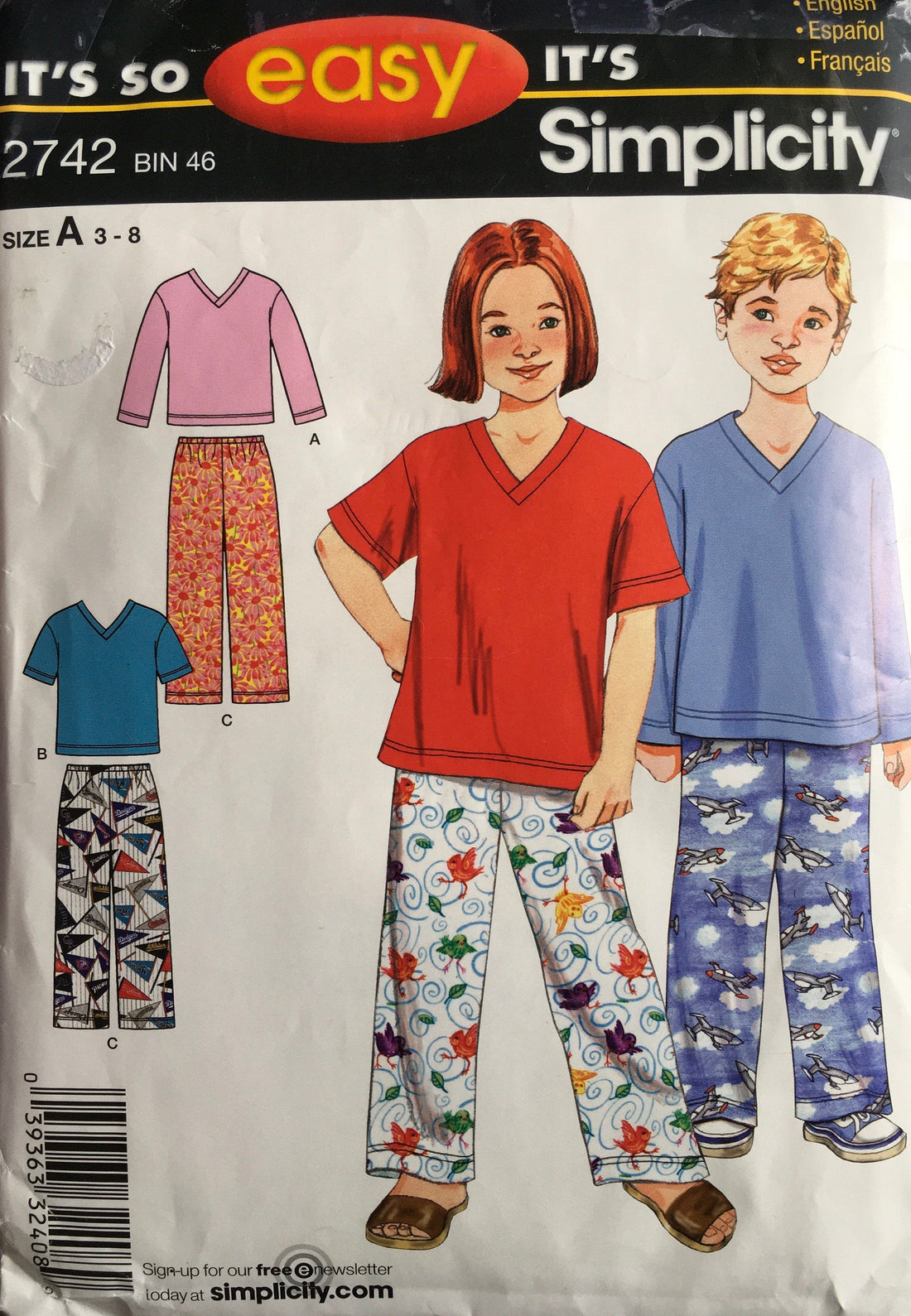 Simplicity 2742 Sewing Pattern CUT